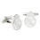 Real Madrid CF Silver Painted Cufflinks 2