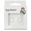 Real Madrid CF Silver Painted Cufflinks 3