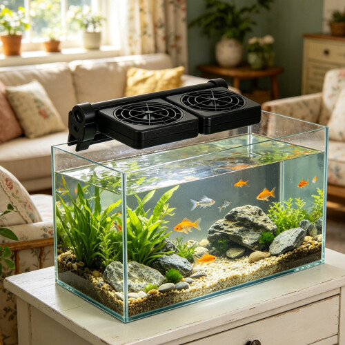 Aquarium Wärmeableitung Ventilator Für Dicke Randbecken 2