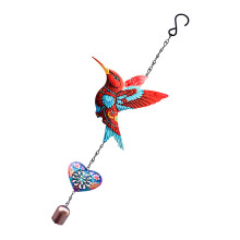Hummingbird Wind Chimes Decoration For Garden Patio Balcony-A