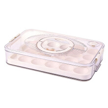 Refrigerator Eggs Organizers Clear Cover Keep Eggs Safe-type 2