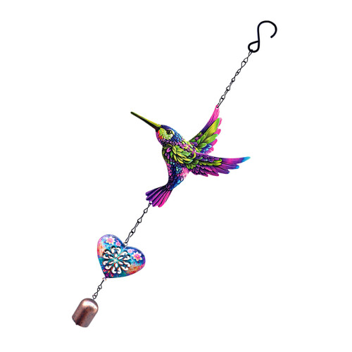 Carillons éoliens colibri élégants, décoration extérieure avec-C