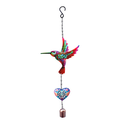 De jolis carillons éoliens de colibri en fer pour la-D