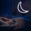 YUEHAO LED Maan Neon Wandlamp USB/batterijvoeding 3