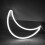 YUEHAO LED Maan Neon Wandlamp USB/batterijvoeding 4