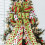 Christmas Tree Topper Bow Green Red Polyester Large 4