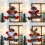 Juletræsvedhæng Julemandens dukkepynt 4