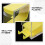 Lightweight Yellow Cotton Roll Storage Box Plastic with Easy Press 4