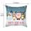 Christmas letter pattern pillow case white standard size 2