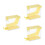 3Pcs Compact Yellow Cotton Roll Storage Box with Easy Press Dispensing 7