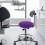 4Pièces Protège Siège Violet En Tissu 3