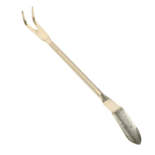 Bonsai Tool Set Stainless Steel Rake and Tweezers 2 in 1 Ergonomic Grip for Potted Plants Care