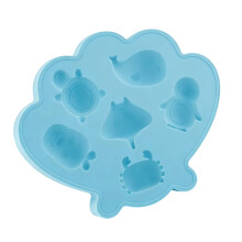Plateau à glaçons Unique en forme de créature marine,-Bleu