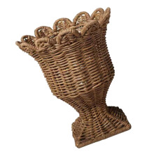 Rattan Vases andmade Woven Plant Flower Vases Basket-B