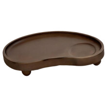 Classical Wood Coffee Table Accent Tray Enhancing-Wood color