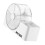 Hair Accessories Organizers with 5 Section Rotating Case-White 1