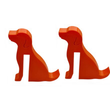 Sturdy Polylactic Acid Plastic Door Mount Hook-Orange puppy
