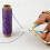 European Light Luxury Retro Painted Diamond Colored Bottle Small Scissors 3