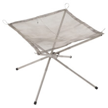 Portable Folding Fire Pit with Carry Bag, Compact Bonfire Stand for Camping, Backyard and Garden