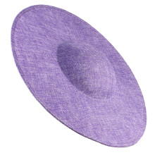 Premium Millinery Cap Base 40cm For Bridal Party Hair-Lavender