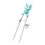 Beginner Friendly Kids Chopsticks Set Comes In Convenient-Green 1