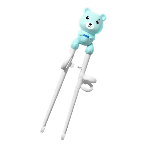 Beginner Friendly Kids Chopsticks Set Comes In Convenient-Green