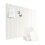 6Pcs Felt Slatted Bulletin Board with -Adhesive,Large Pin-White 1