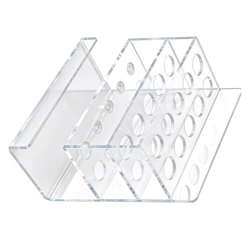 Modern Whiteboard Accessory 10 Slot Marker Holder With-Clear
