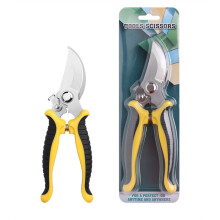 SK5 Steel Pruning Shears Garden Hand Pruner with Ergonomic Nonslip Grip and Safety Lock Yellow Black
