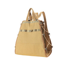 Heavy Duty Firewood Carrier Tote Bag with Reinforced Handles, Large Capacity for Indoor Outdoor Use