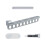 Expandable Clothing Rack Constructed From Strong ABS-Light Grey 1