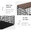 Fruit Baskets Kitchen Counter Hanging Wire Baskets with Wood Lids Countertop Vegetable Fruit Snack Storage Organizer 5
