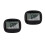 2Pièces Compteur De Pas Portable ABS Noir Simple À Attacher 2