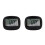 2Pièces Compteur De Pas Portable ABS Noir Simple À Attacher 4