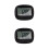 2Pièces Compteur De Pas Portable ABS Noir Simple À Attacher 5