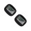 2Pièces Compteur De Pas Portable ABS Noir Simple À Attacher 6