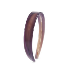 2.2cm Wide Hair Band Acetate Toothed Headpiece Hairband-Purple