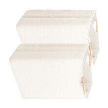 Ventilated Cotton Linen Dirty Clothes Basket For Home-S naibai