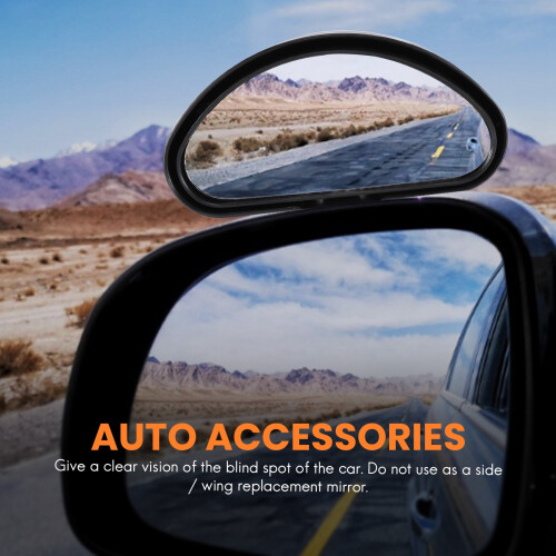 2 X Dead Angles Mirrors Adjustable Wide Angle for Car Van Towing 1