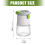 Practical Glass Condiment Dispenser With Ergonomic-Green 4