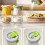 Practical Glass Condiment Dispenser With Ergonomic-Green 7