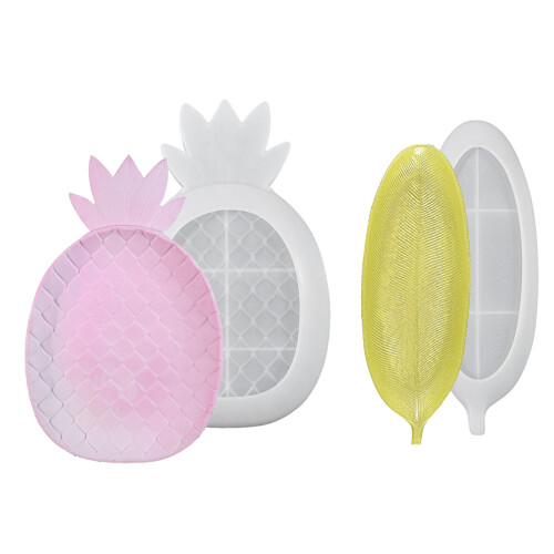 Heat Resistant Silicone Storage Box For Rings Bracelets-leaf. 1