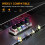 Mechanical Keyboard 3 Key 1 Knob Macro Custom Keyboard Gaming Programming  Keyboard Keypads Black 2