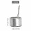 10 Pcs 2 Pin  MIC Capsule Electret Condenser Microphone Silver Tone Black 6