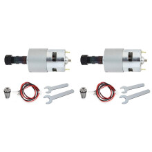 2X Moteur Ă Courant Continu CNC 775 Moteur de Broche 100W 12-24VDC 10000RMP + ER11 Pince pour Bricolage CNC 3018 3018Pro 3018Pro-Max 3018Pro-N