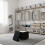 Upholstered Storage Cube with Padded Seat and Wooden Legs 3
