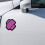 Creative Multipurpose Stickers Car-Purple 10CM single pack 5