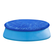Above Ground Round Pool Cover 366cm for Inflatable and Frame Pools, Debris Protection, Easy Fit Design