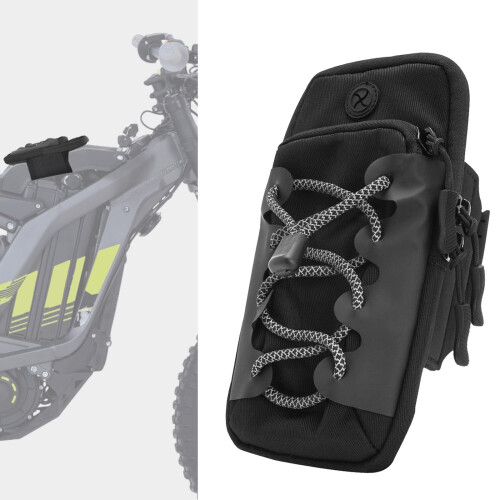 Scheurbestendige nylon constructie motorfiets voorframe tas voor 2