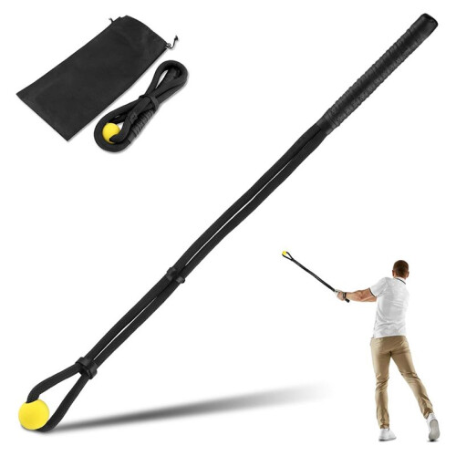 Swing Training Aid, Rope Trainer Equipment Improve Swing Speed Lagging Rhythm,  Warm- Exercise for Strength 2